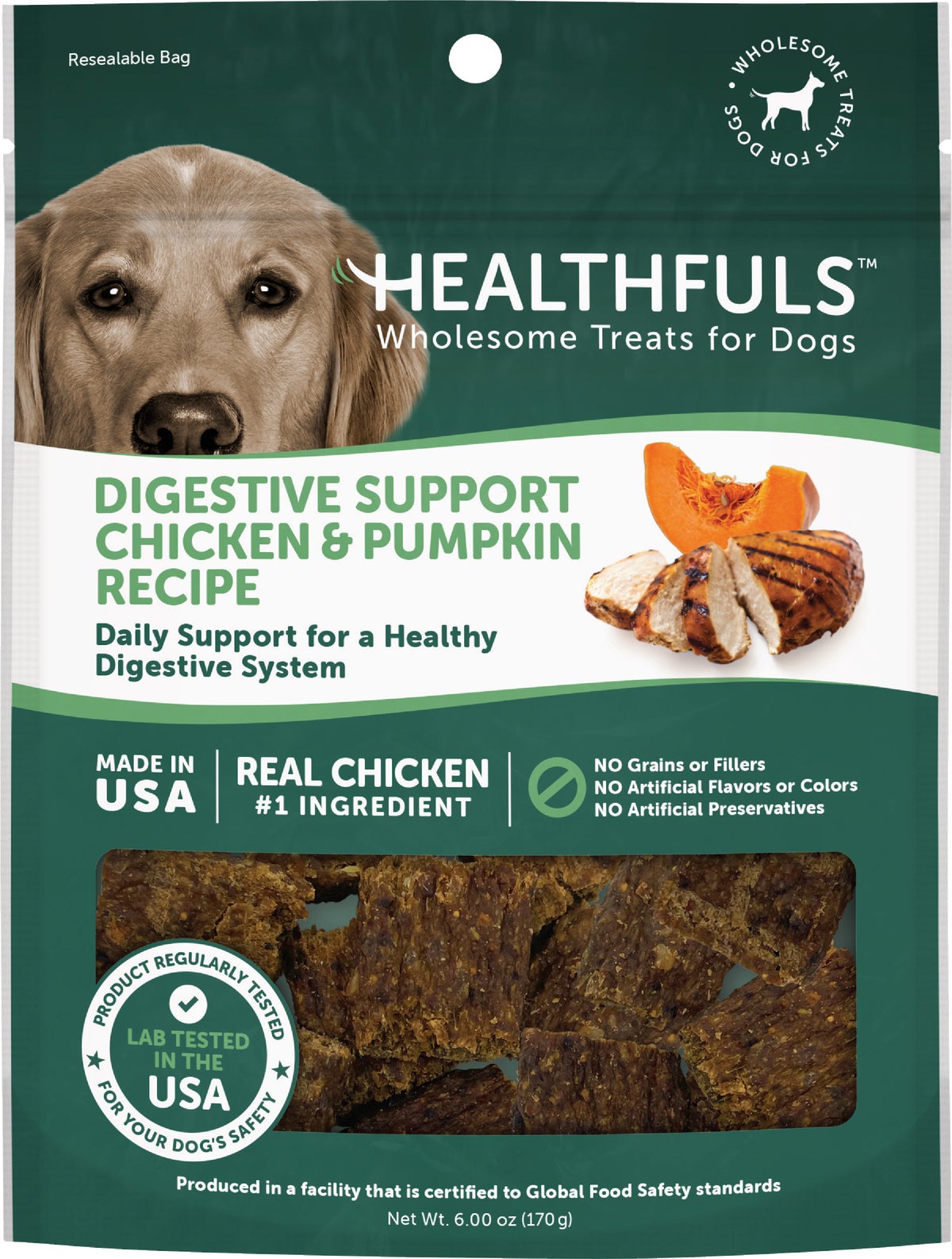 Healthfuls Digestive Support Dog Treat 6 Oz.