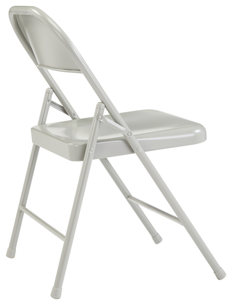 Commercialine  Steel Folding Chair  Set of 4   Contemporary   Folding Chairs And Stools   by National Public Seating  Houzz