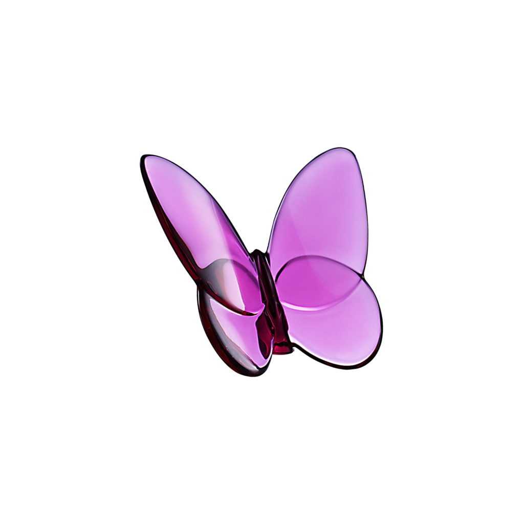 Baccarat Papillon Lucky Butterfly – Peony Pink