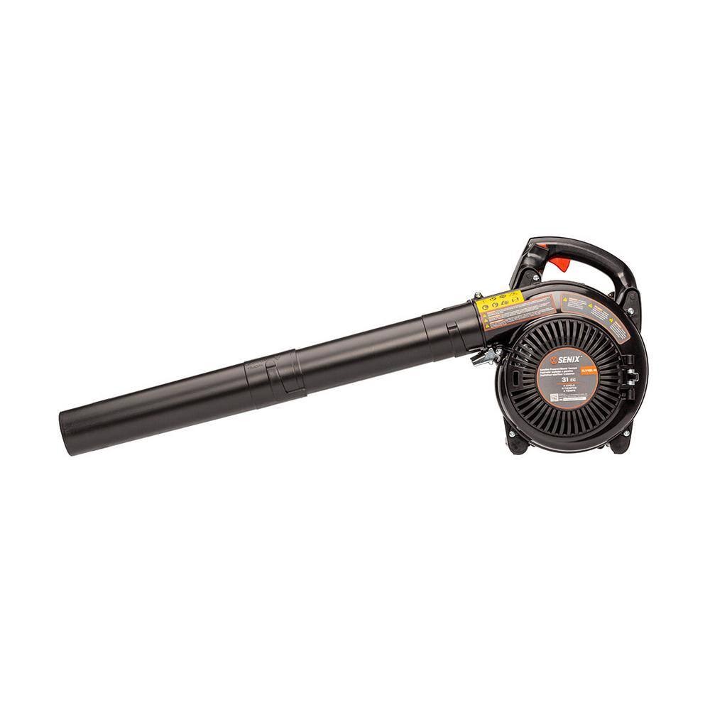 Senix 127 MPH 550 CFM 31 cc Gas 4-Cycle Handheld Leaf BlowerVacuumMulcher BLV4QL-M