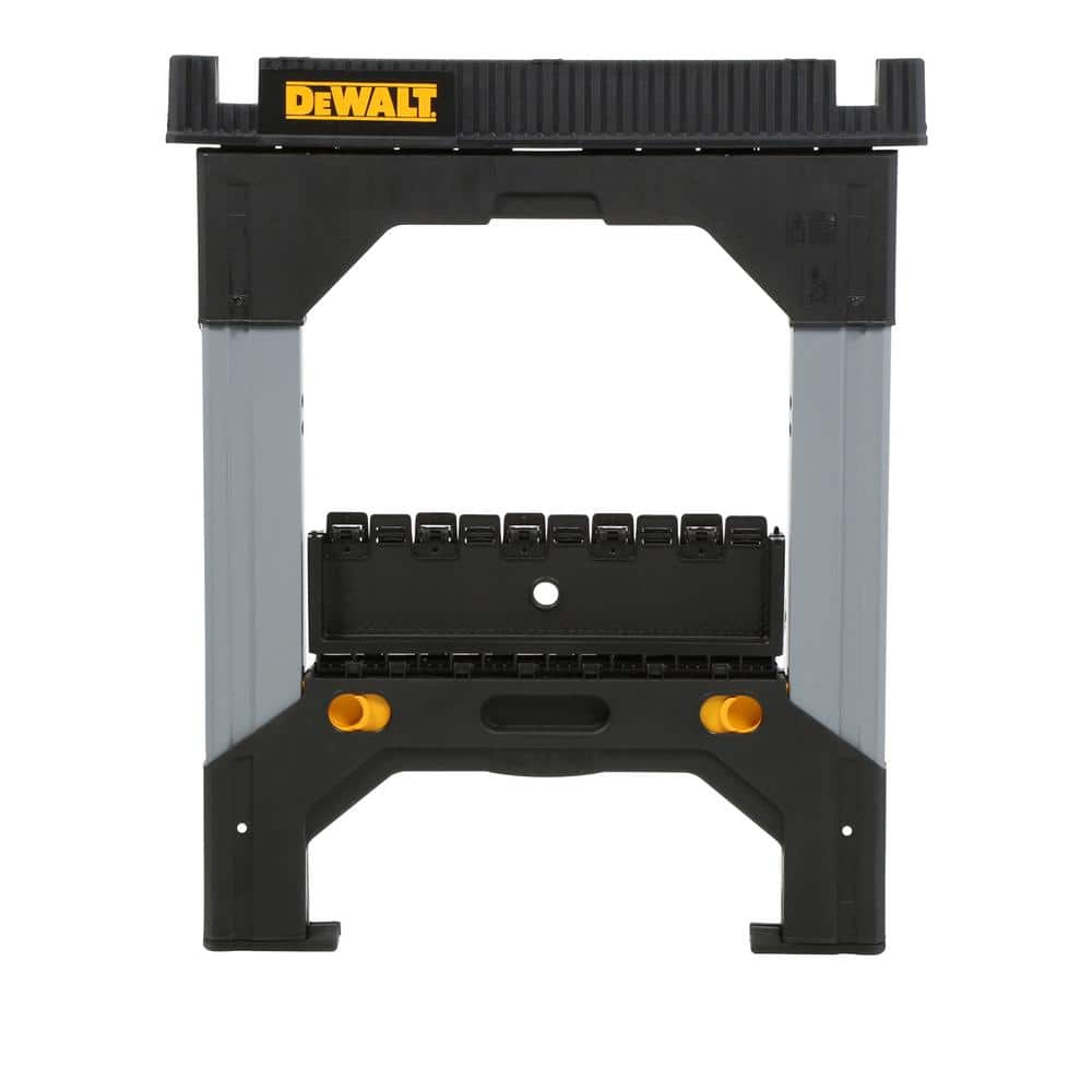 DEWALT 33 in. Folding Sawhorse with Adjustable Metal Legs DWST11031