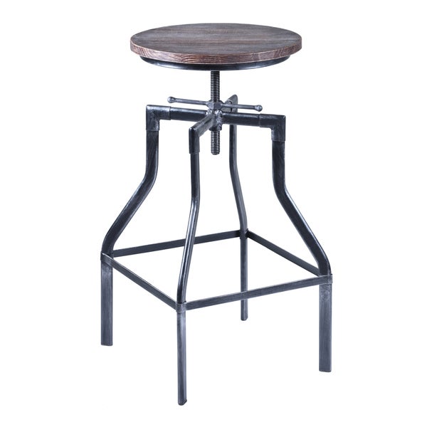 Armen Living Concord Swivel Adjustable Barstool