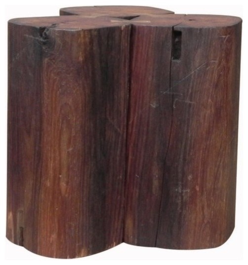 Auburn 20 quot3 Post Accent Table   Rustic   Side Tables And End Tables   by Maria Yee Inc  Houzz