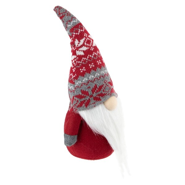 Standing Gnome with Nordic Hat Christmas Decoration