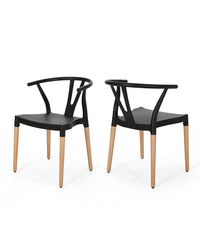 Noble House Mountfair Dining Chairs Set of 2