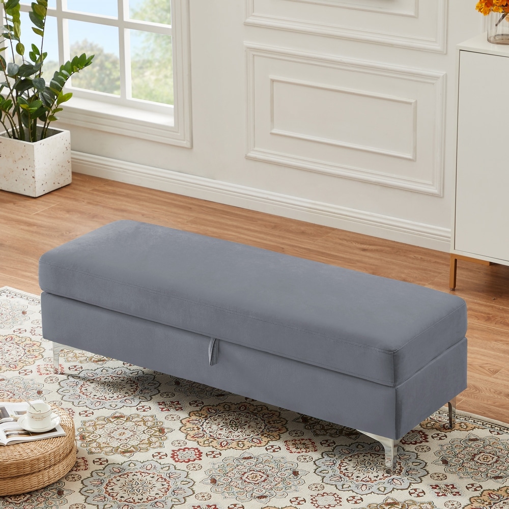 comfortable velvet Leisure stool sofa