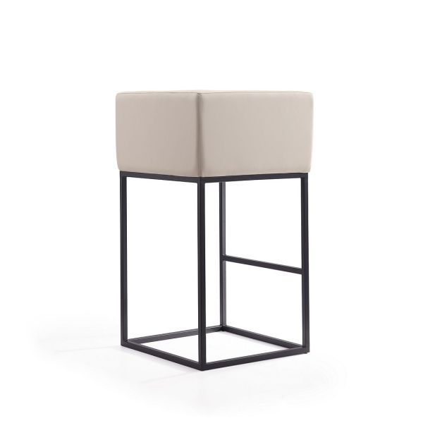 Embassy Barstool in Cream and Black (Set of 3)