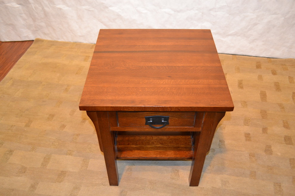 Mission 1 Drawer Crofter End Table   Craftsman   Side Tables And End Tables   by Crafters and Weavers  Houzz