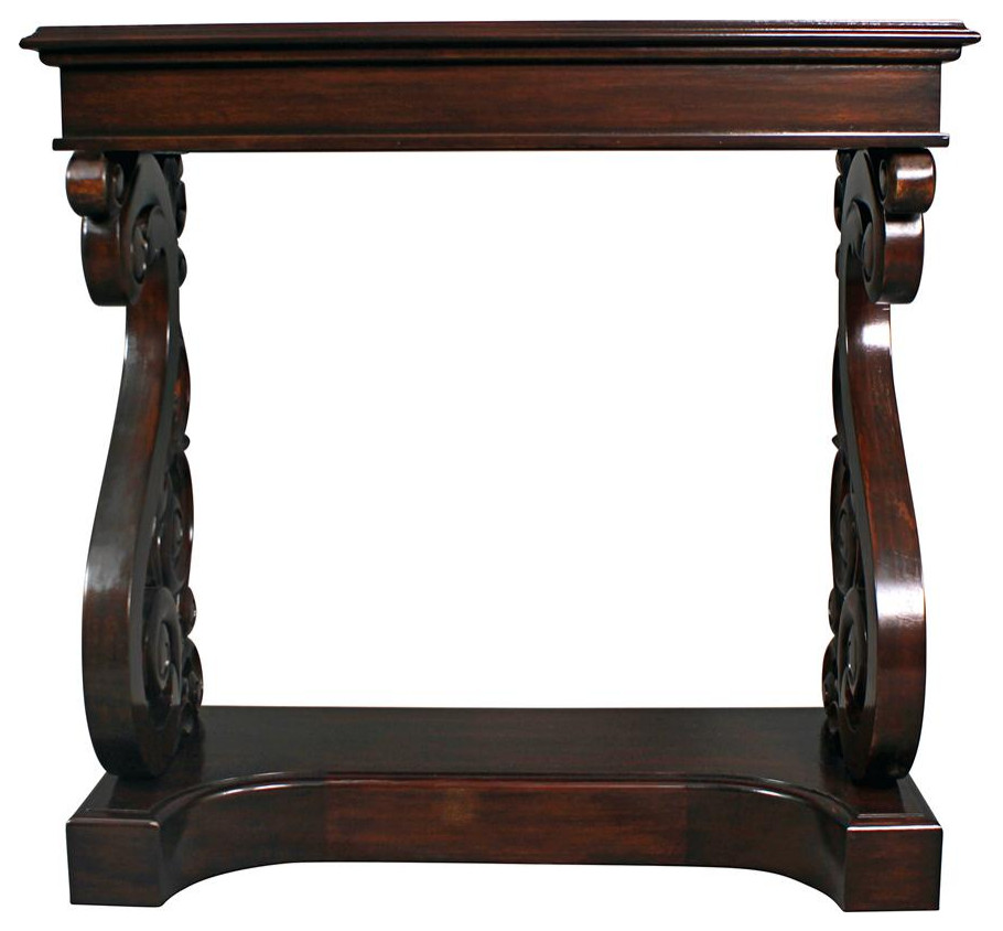 Design Toscano Mucha Console Side Table   Traditional   Console Tables   by PARMA HOME  Houzz