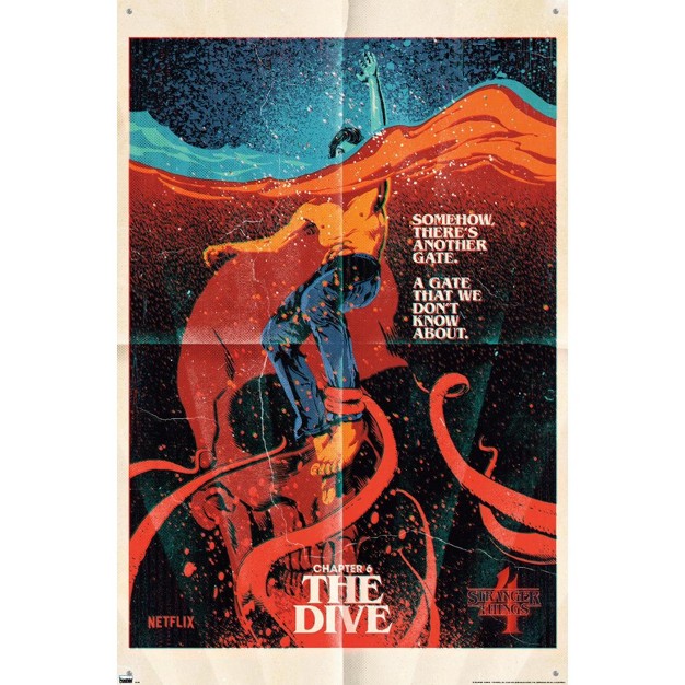 Trends International Netflix Stranger Things Season 4 The Dive Unframed Wall Poster Prints