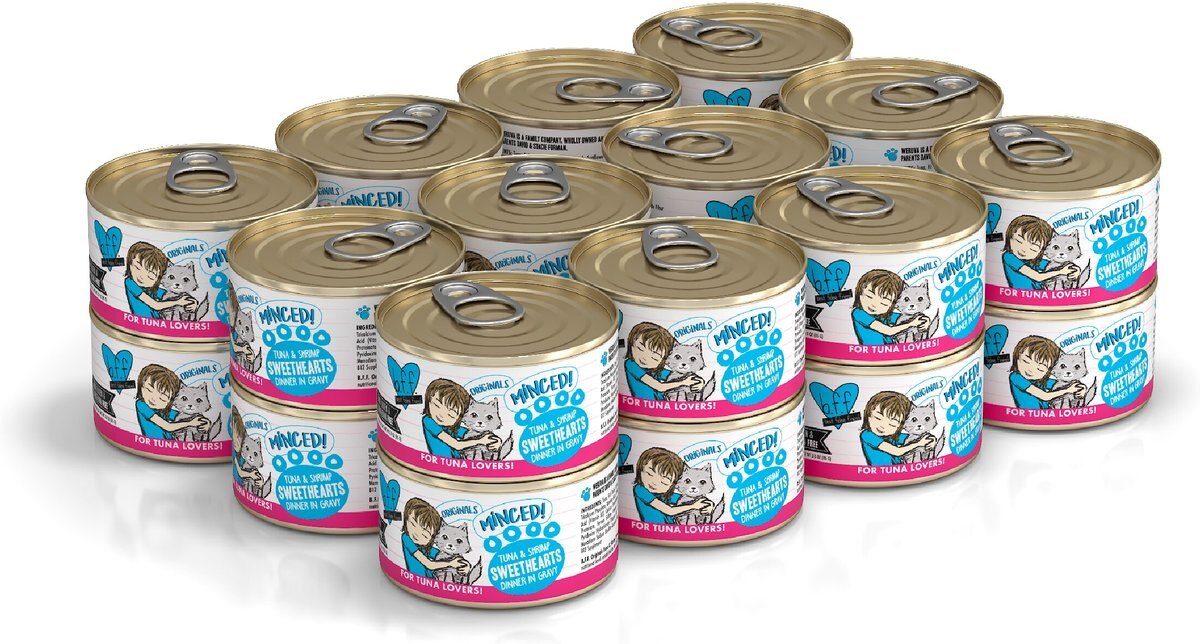 BFF Tuna and Shrimp Sweethearts Dinner in Gravy Canned Cat Food