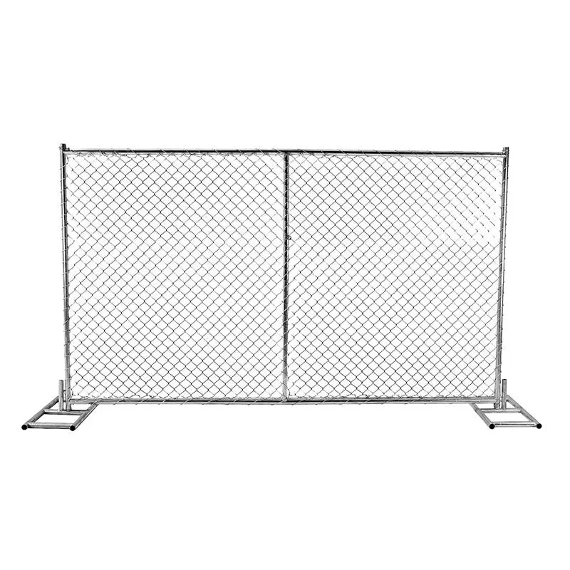 Factory Supply Mesh Structure Fence Galvanized Temporary Chain Link Fence Panel