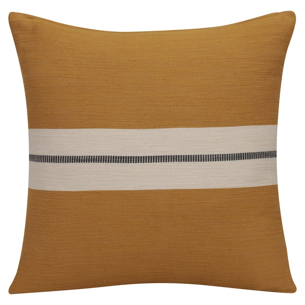 Sevita Striped Cotton Throw Pillow