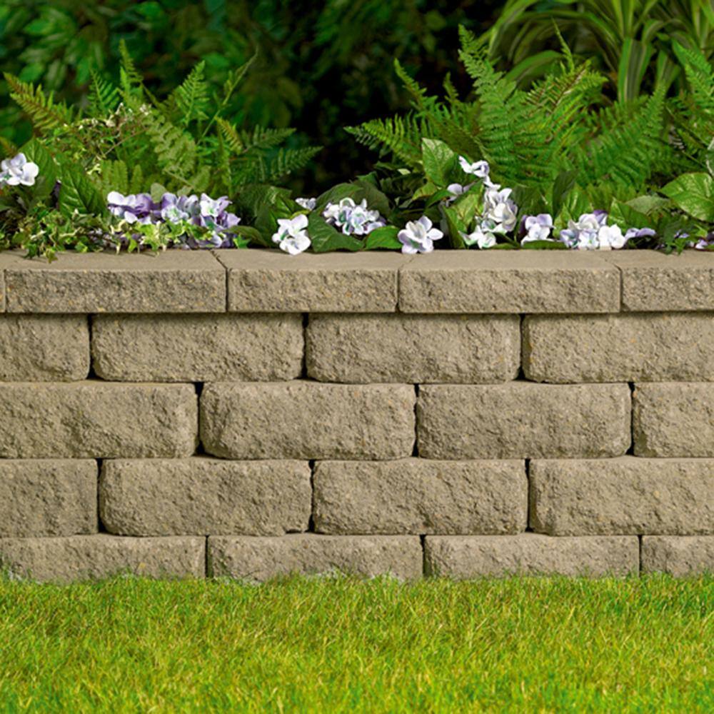 Pavestone 4 in. H x 11.63 in. W x 6.75 in. L Savannah Retaining Wall Block ( 144 Pieces 46.6 Sq. ft. Pallet) 81127