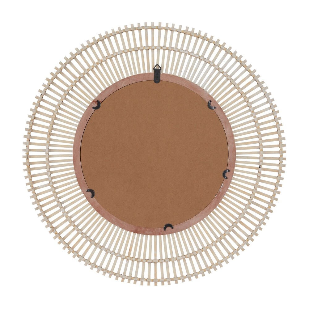 Rattan Bohemian Wall Mirror