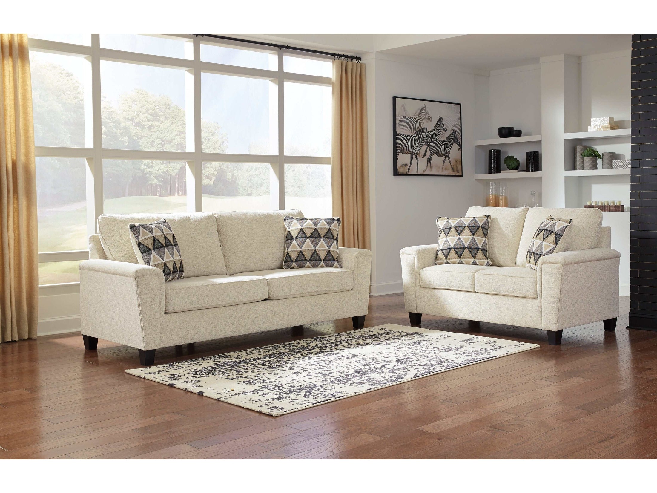 (Online Special Price) Abinger Natural Living Room Set / 2pc