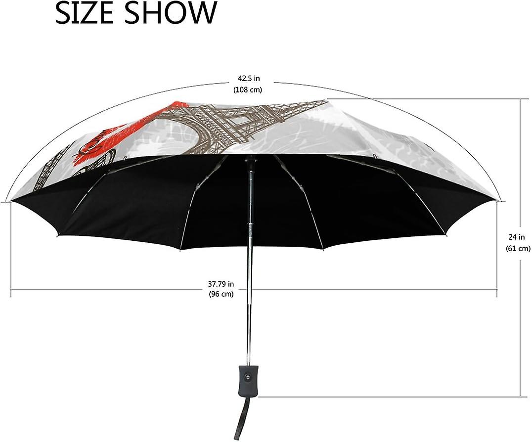 Foldable Dandelion Seeds Flying Anti Uv Umbrella Parasol Auto Open/close