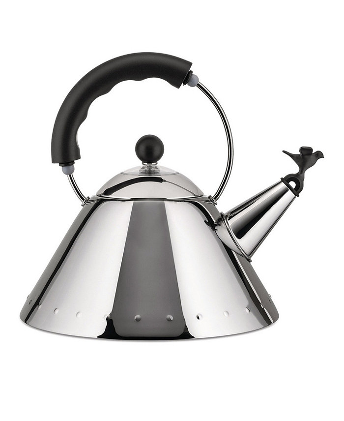 Alessi 2.1 Quart Tea Kettle by Michael Graves