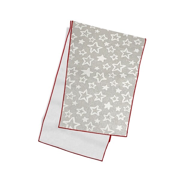 Joita One Sided TWINKLE Silver Christmas Table Runner