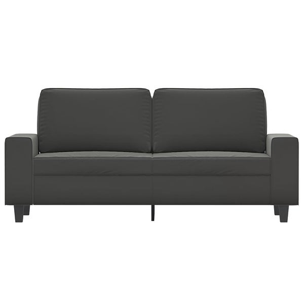 2-Seater Sofa Dark Gray 55.1