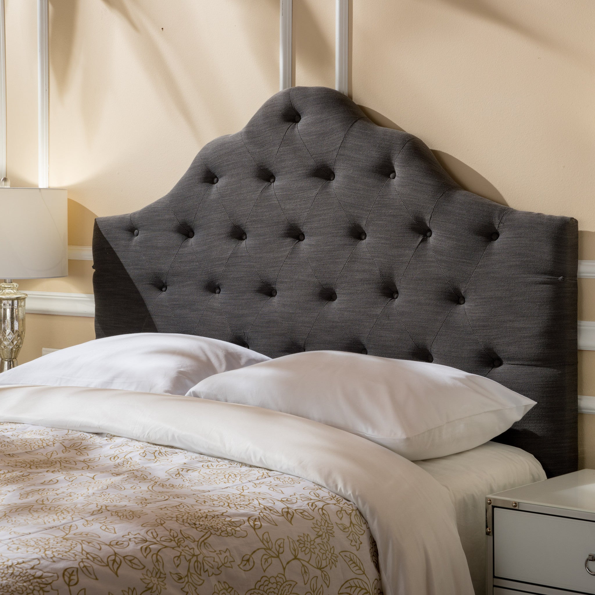 Marina Fabric Queen/ Full Tufted Headboard