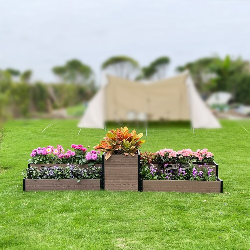 Corner and Terraced Garden Bed   Cascade Style