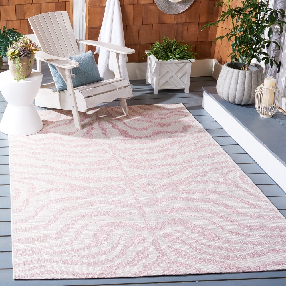 SAFAVIEH Courtyard Ottaviana Indoor/ Outdoor Waterproof Patio Backyard Rug