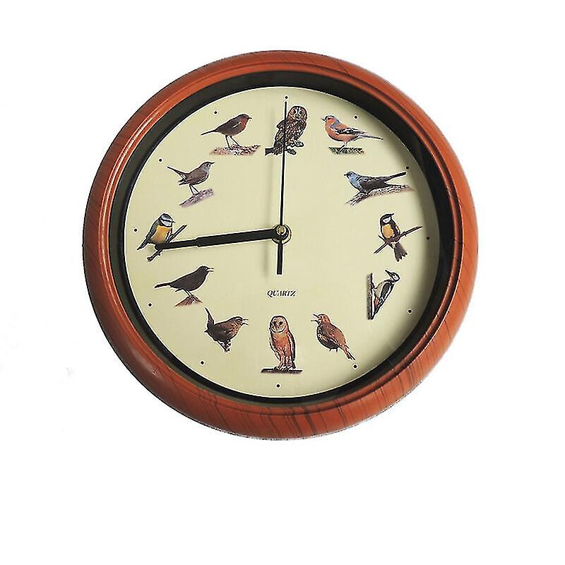 Melody Wall Clock With Singing Birds， Suitable For Living Room And Bedroom.