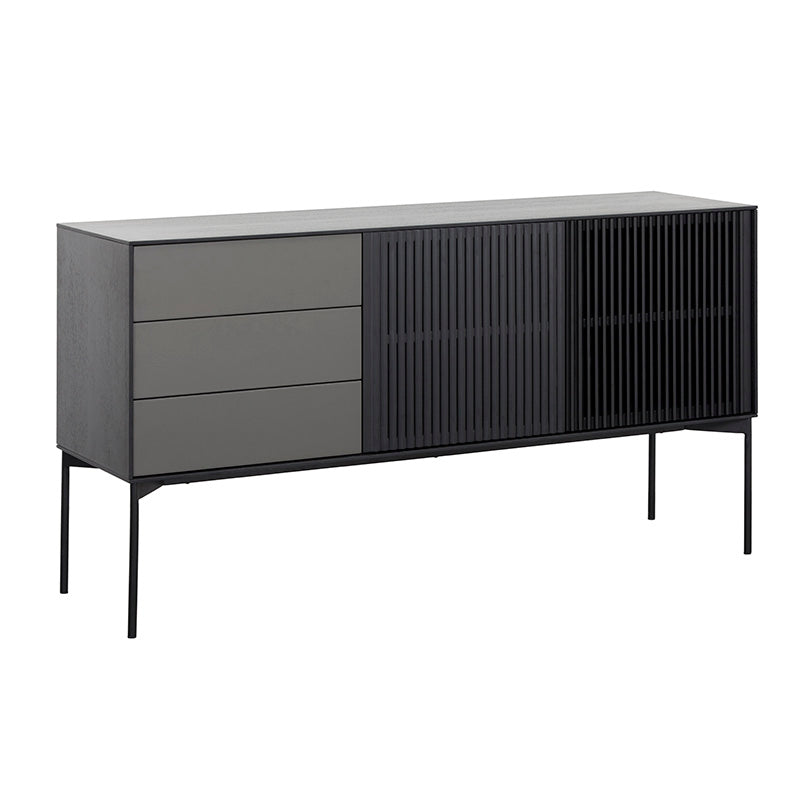 SEGAN Sideboard Buffet 160cm - Black & Grey