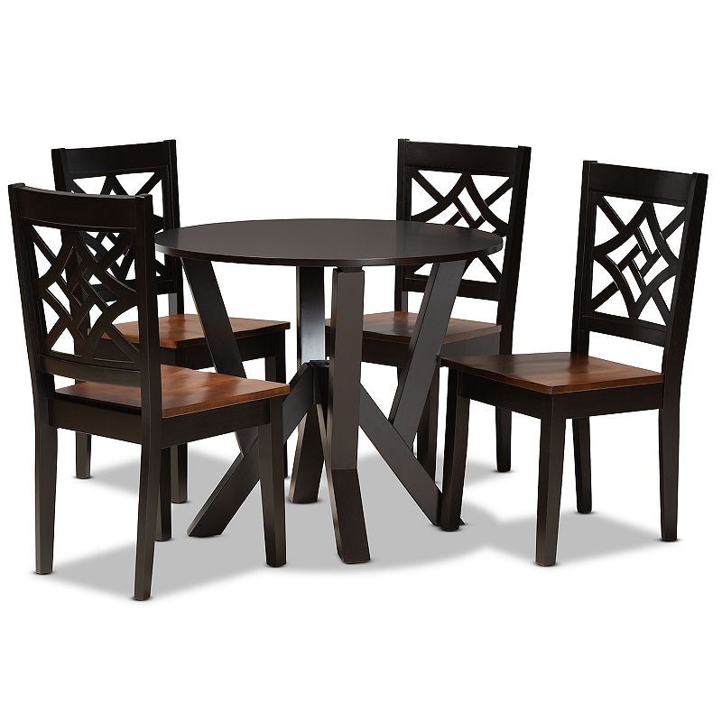 Baxton Studio Kaila Dining 5-piece Set