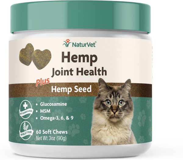 NaturVet Hemp Soft Chews Joint Supplement for Cats