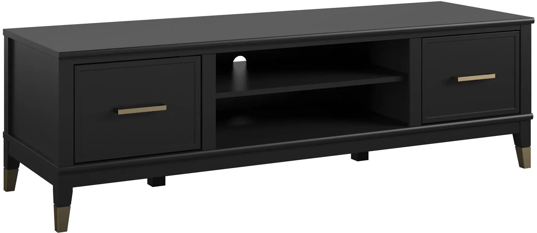 Westerleigh Black 65 TV Stand