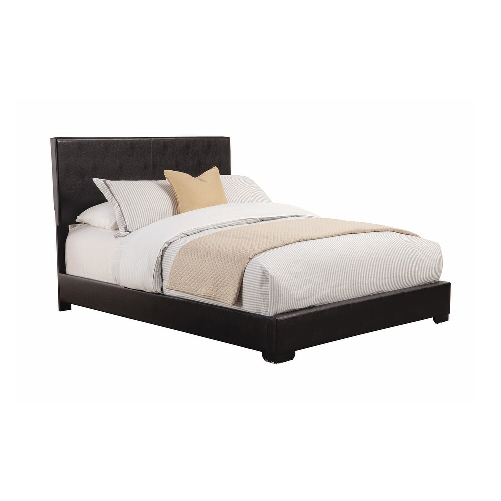 Clara Casual Upholstered Panel Bed