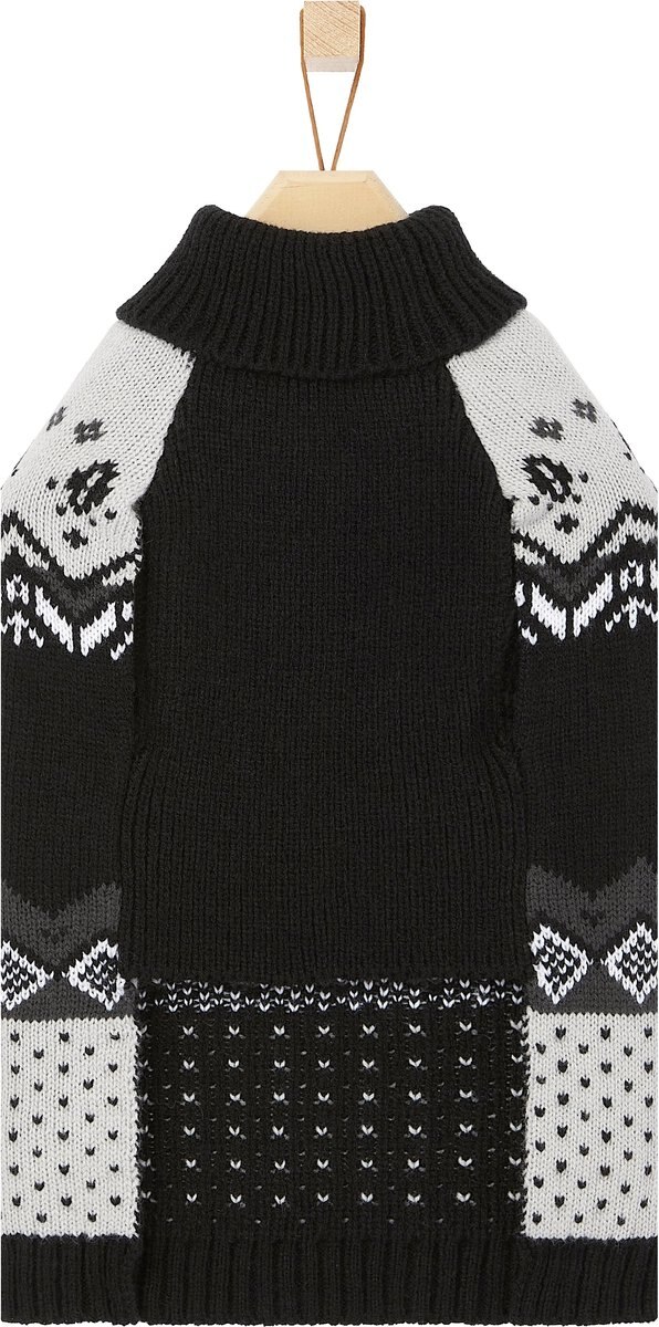 Frisco Fair Isle Moose Dog and Cat Turtleneck Sweater