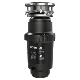 MOEN Lite Series 13 HP Continuous Feed Garbage Disposal with Power Cord and Universal Mount GXP33C