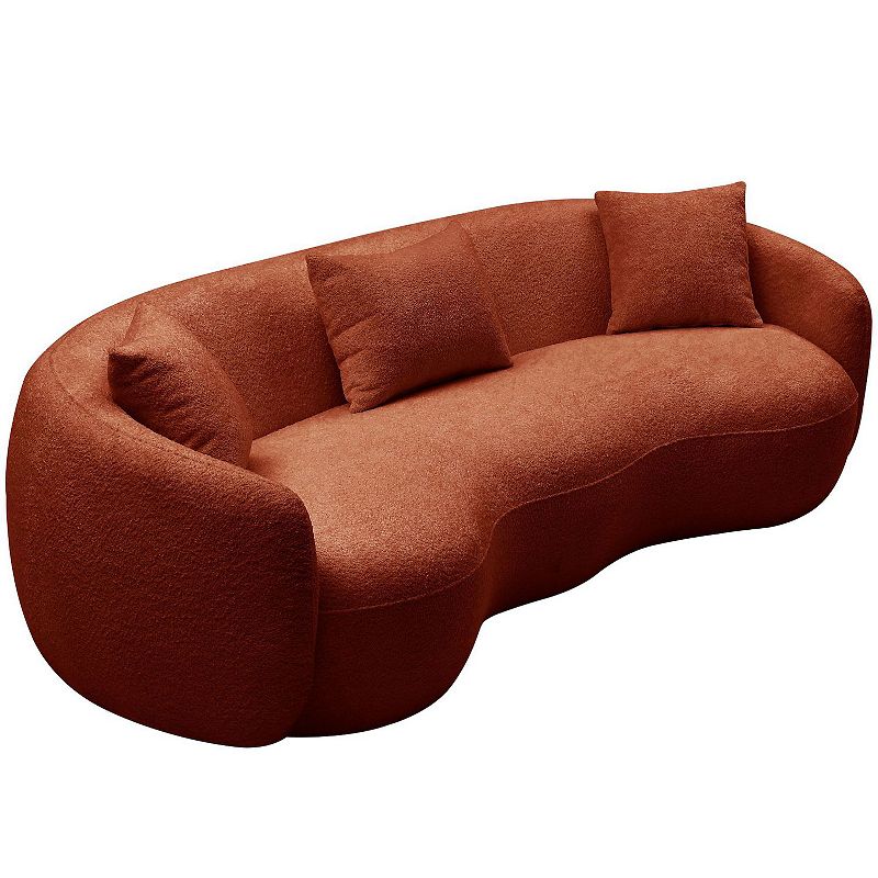 F.c Design Mid Century Modern Curved Living Room Sofa