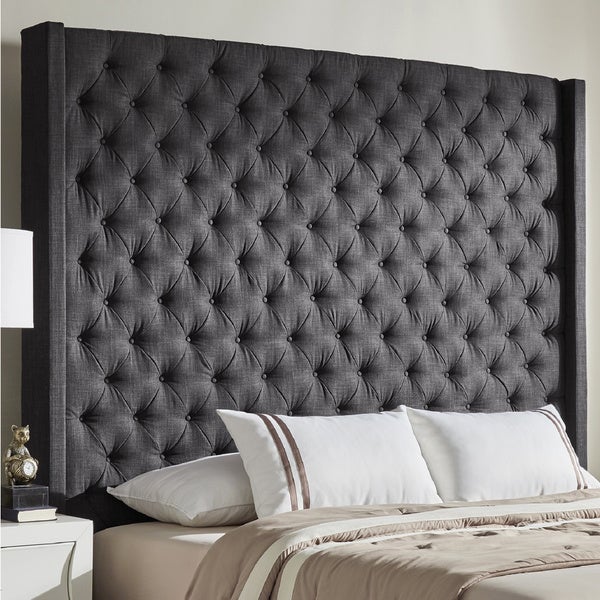 Naples Button-tufted Wingback Headboard only by iNSPIRE Q Artisan - - 19511535