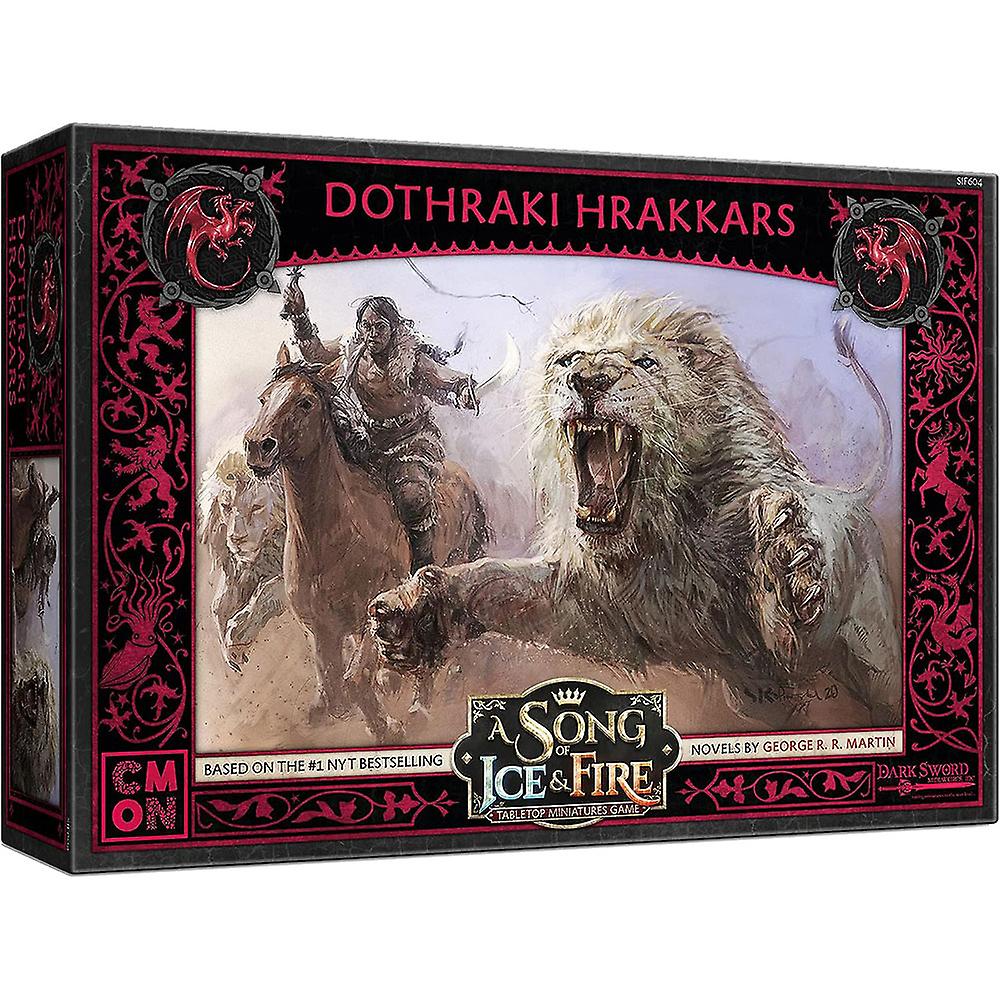 A Song of Ice and Fire Dothraki Hrakkars Miniature Game