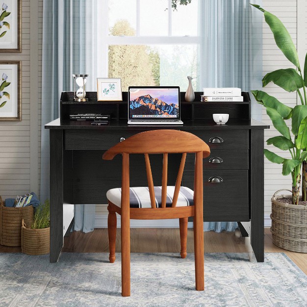 Costway Computer Desk Pc Laptop Writing Table Workstation Student Study Furniture Black