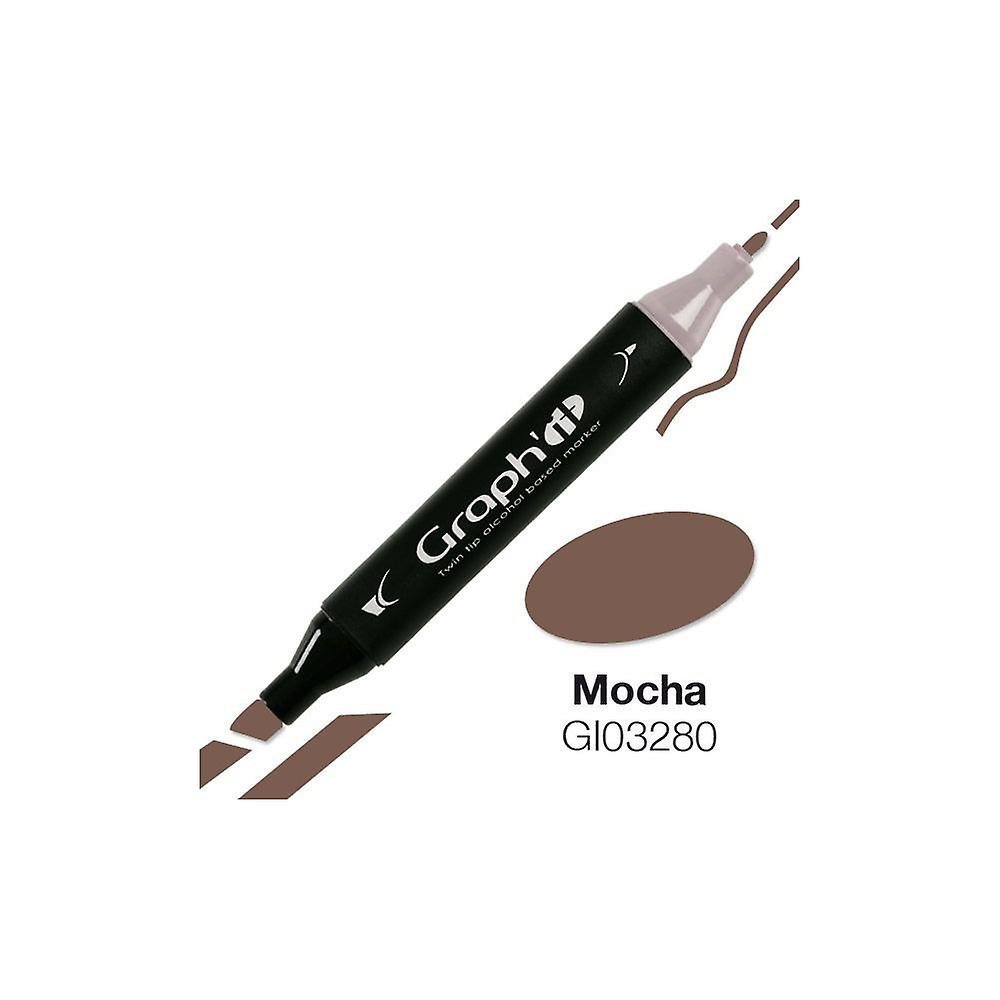 Graph'It Double Tip Marker - Mocha