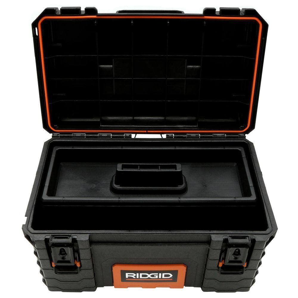 RIDGID Pro Gear Black 22 in. Black Modular Tool Box 221733