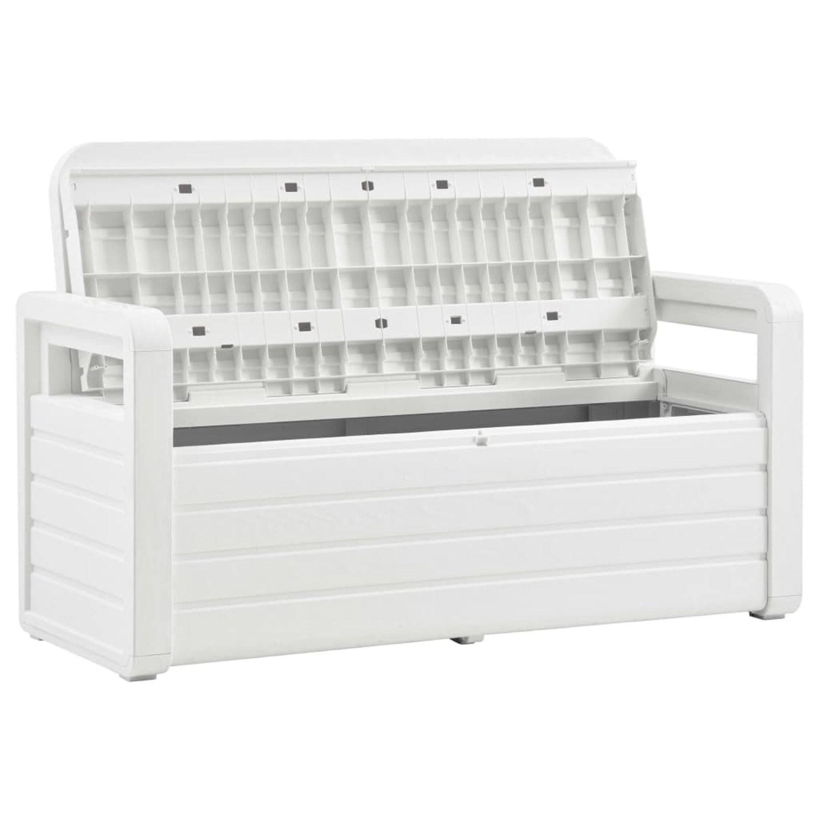 Garden Storage Bench 52.2" White