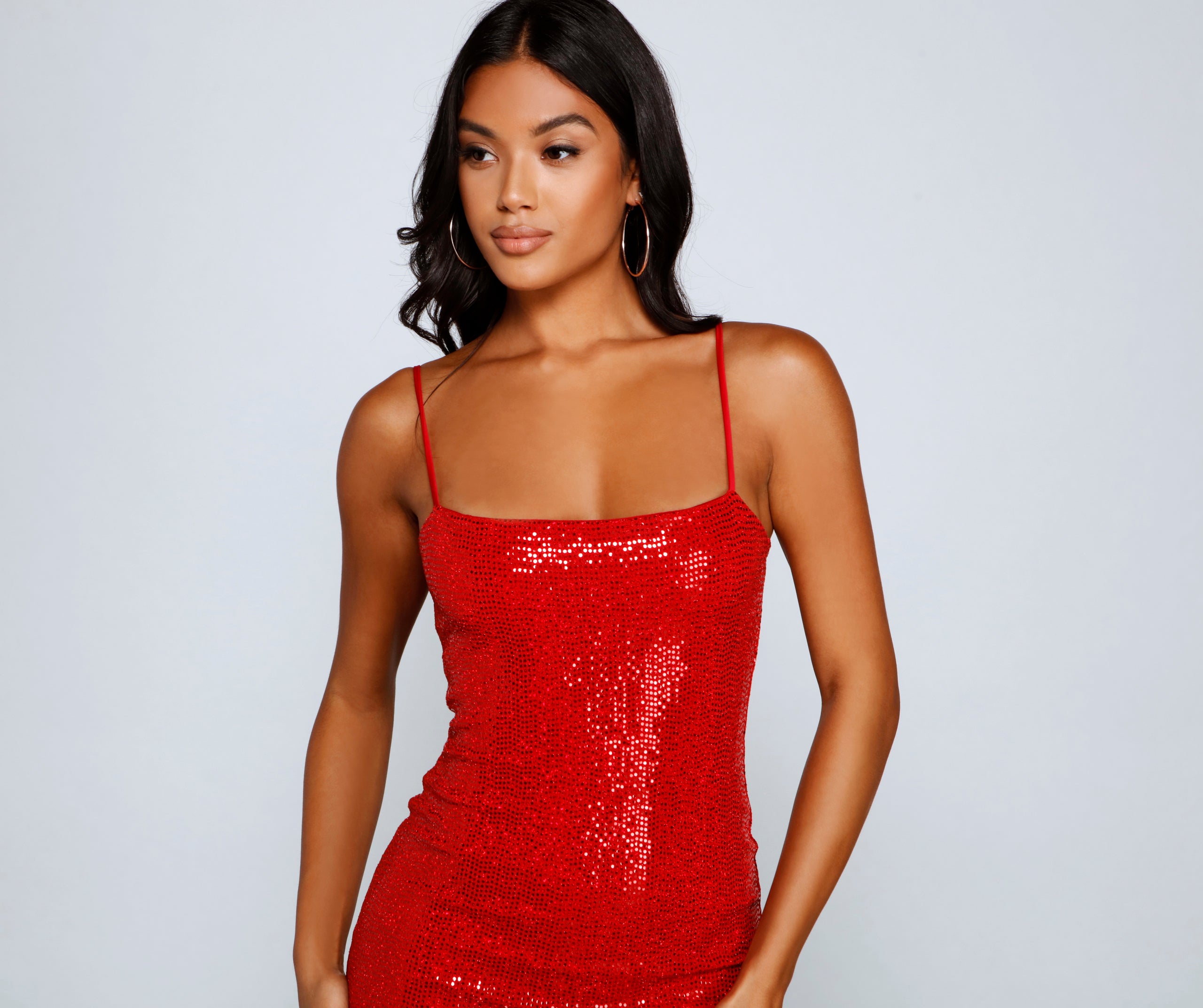 Daring Diva Sequin Mini Dress