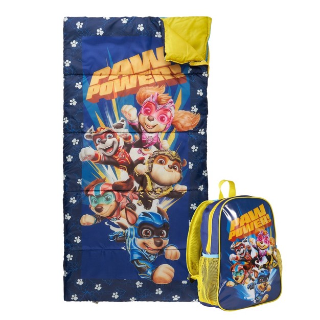 Nickelodeon Paw Patrol 50 Degree Overnight Sleeping Bag Kit 2pc