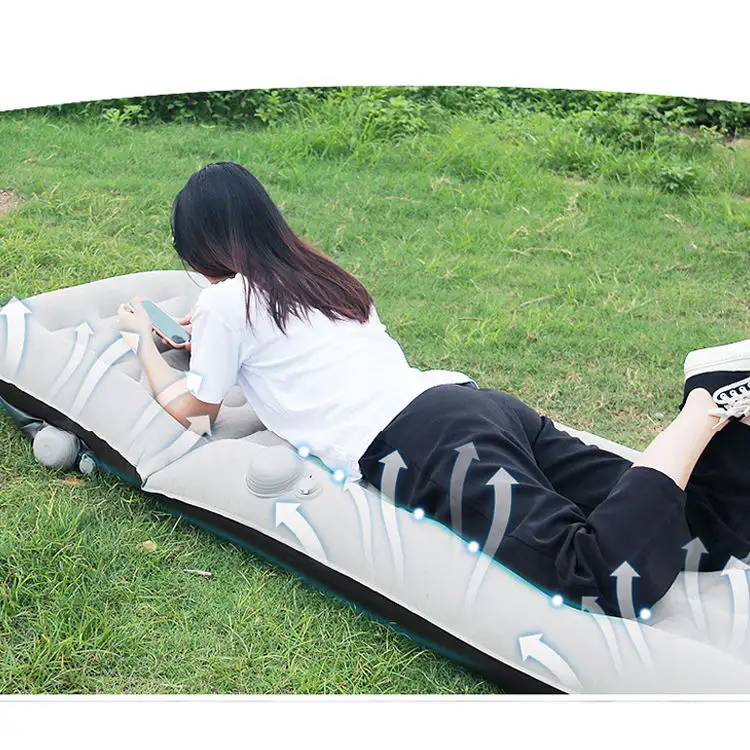 Mydays Outdoor Ultralight Inflatable Mat Moistureproof Camping Sleeping Pad for Hiking