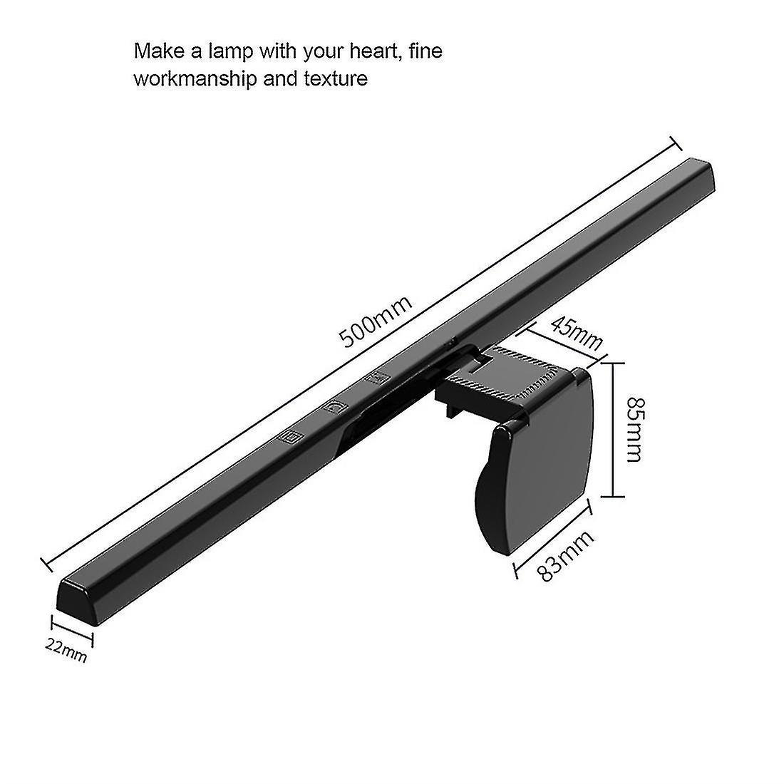 Monitor Screen Hanging Light Stepless Dimming Eye-care Led Desk Lamp For Computer Pc Bar Usb Powere