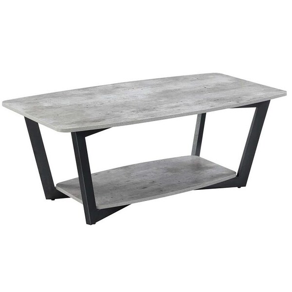 Graystone Coffee Table with Shelf