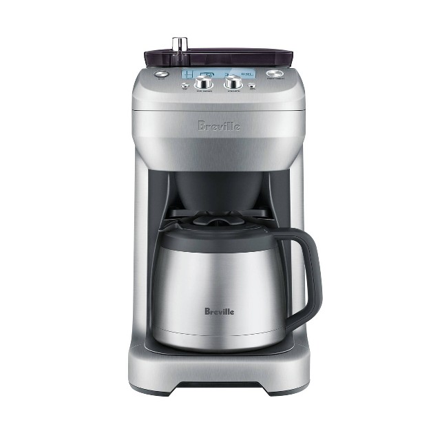 Breville 12c Grind Control Drip Coffee Maker Brushed Stainless Steel Bdc650bss