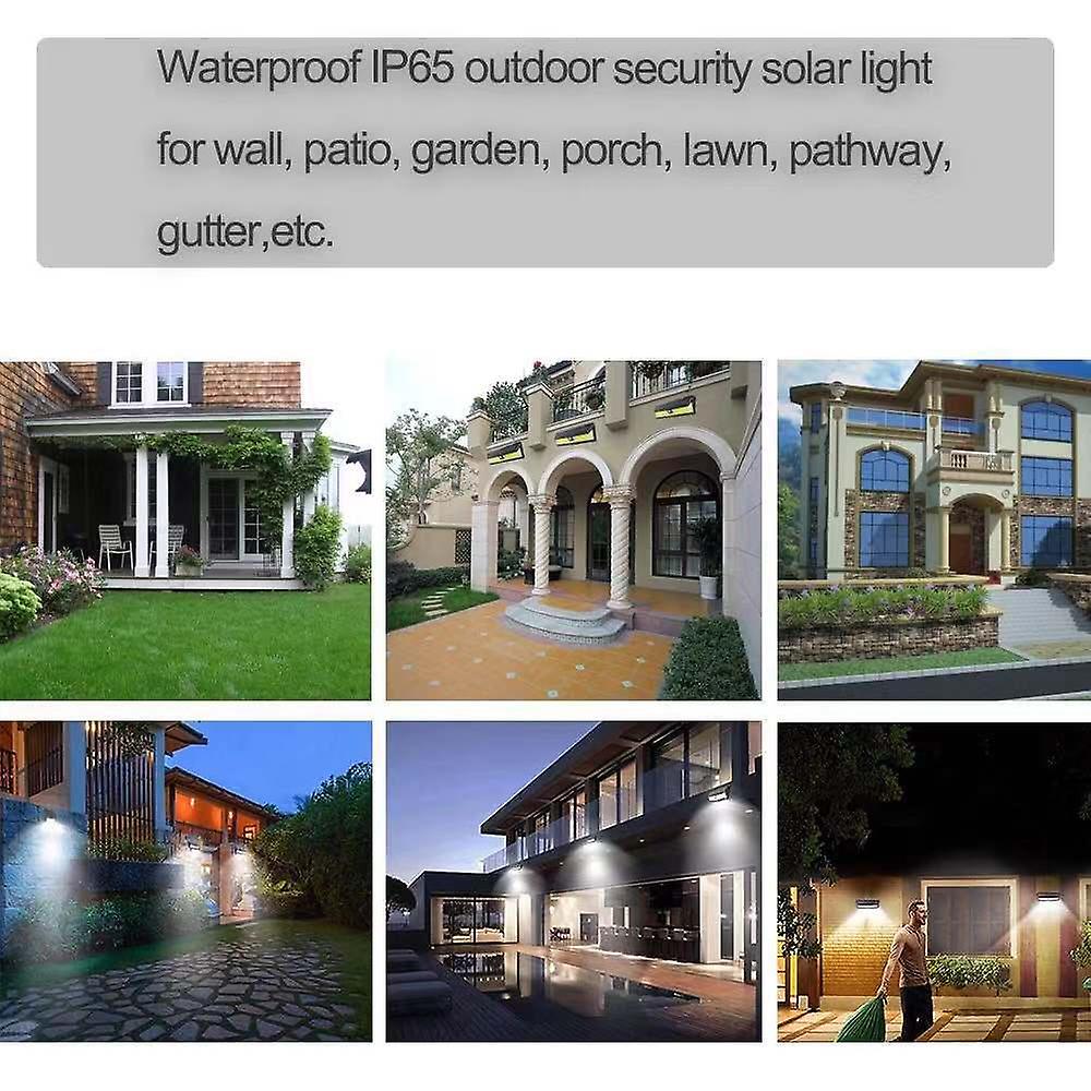 118led Solar Wall Light Outdoor Strong Lighting Sensor Light