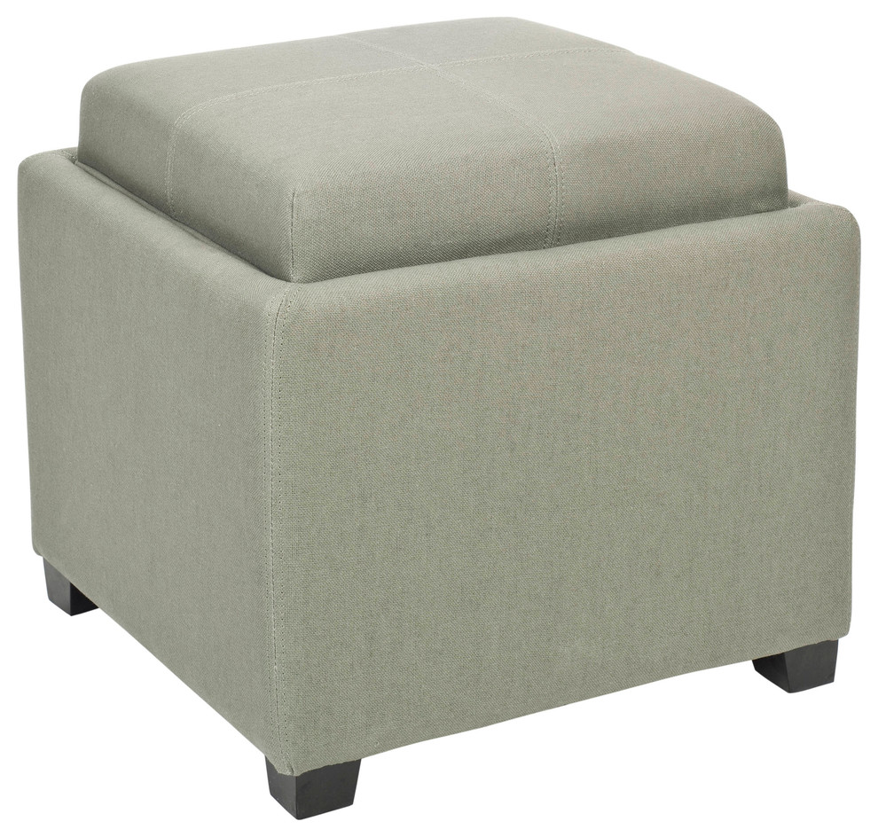 Safavieh Matteo Ottoman   Transitional   Footstools And Ottomans   by Safavieh  Houzz